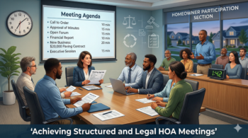 How to Run an HOA Board Meeting That Doesn’t Waste Everyone’s Time