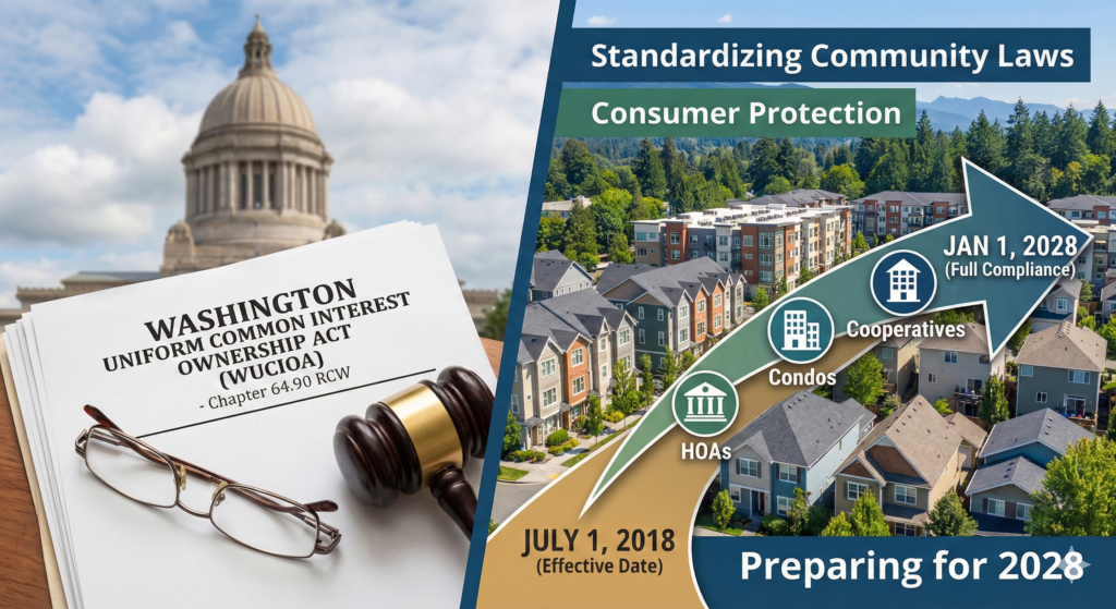 WUCIOA Explained: What Every Washington State HOA and Condo Board Member Needs to Know
