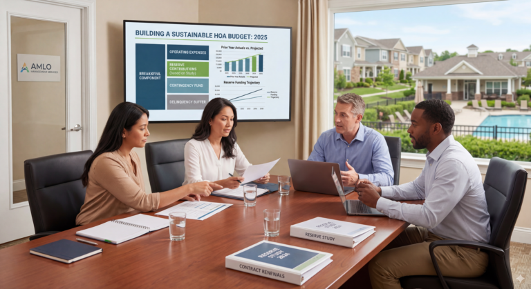 How to Build an HOA Budget That Actually Works — A Board Member’s Guide